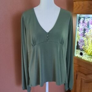 NWT Banana Republic Sage Green Blouse